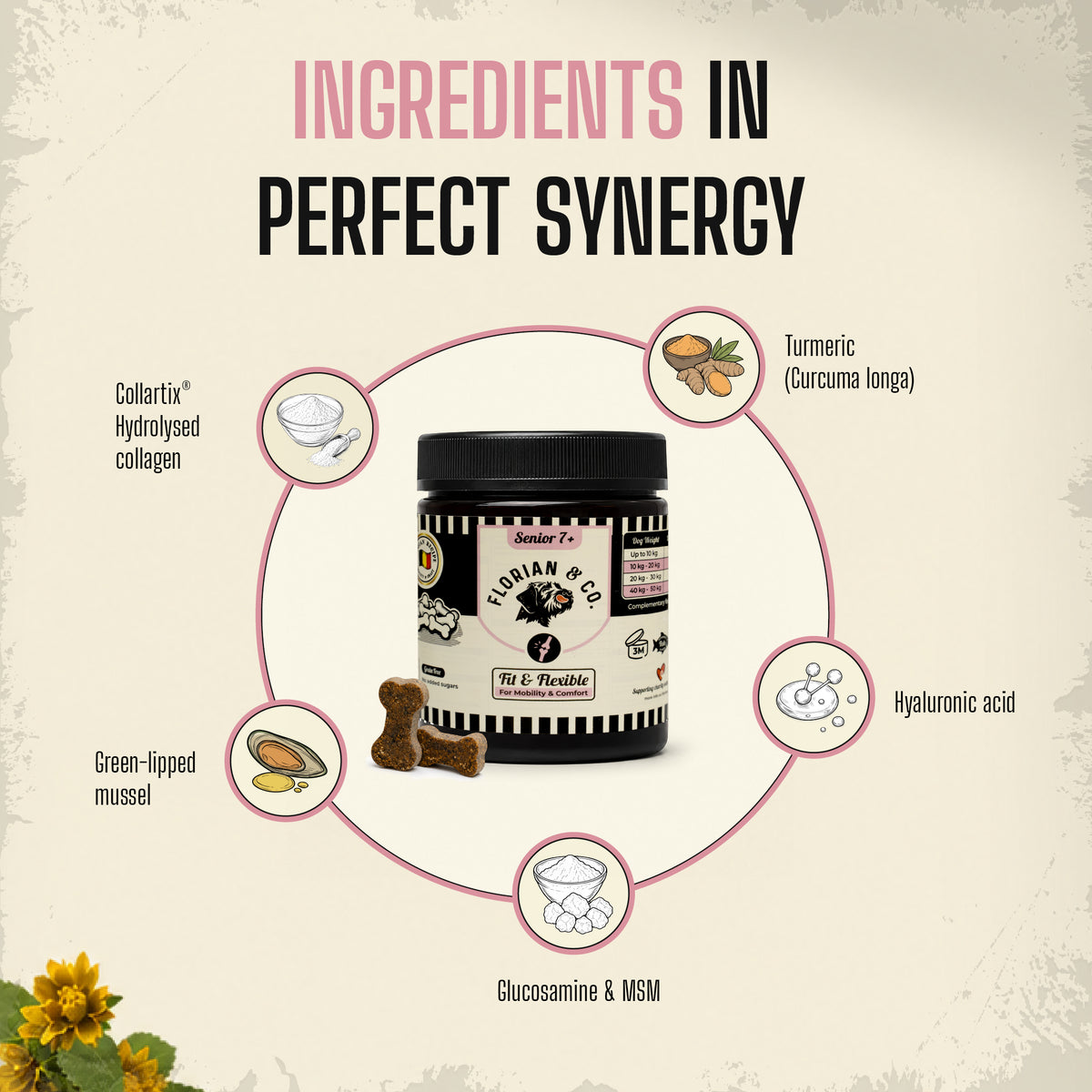 Ingredients in perfect synergy